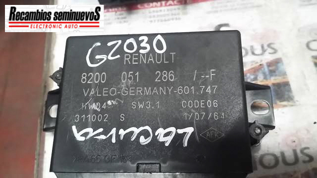 Calculator parcare RENAULT LAGUNA 8200051286 F / 8200051286F8200051286 F / 8200051286F