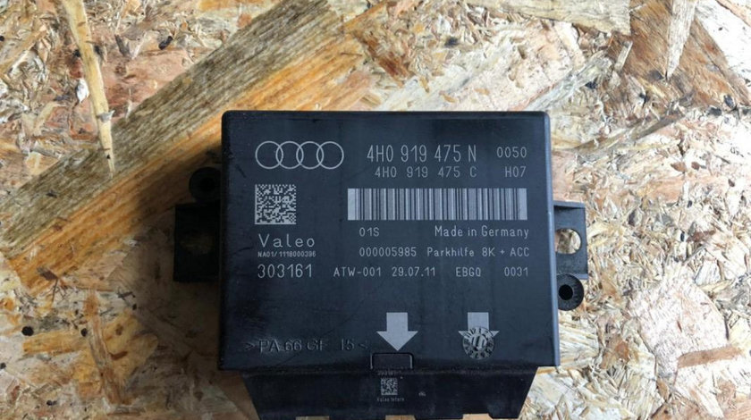 Calculator parktronic Audi A7 (2010-2018) [4g] 4h0919475n