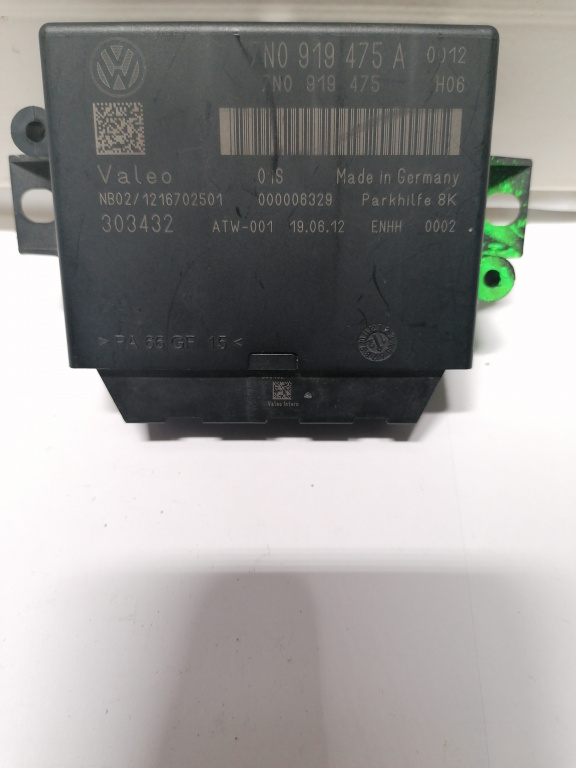 Calculator Parktronic Volkswagen Sharan (2010-2020) [7N] 2.0 Motorina 2012, 7N0919475A