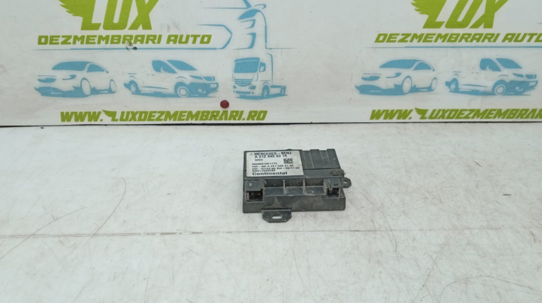 Calculator pompa combustibil A2124400314 Mercedes-Benz C-Class W204/S204 [2007 - 2012]