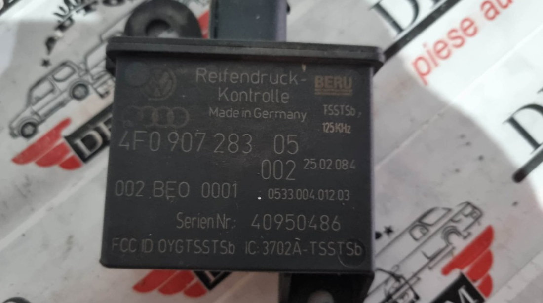 Calculator presiune roti Audi A6 C6 cod piesa : 4F0907283