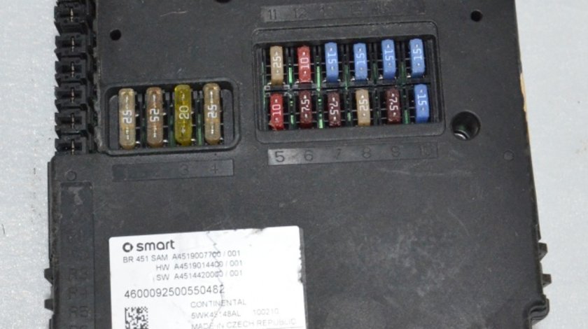 Calculator sam Smart Fortwo 451 2007 - 2012 / A4519007700