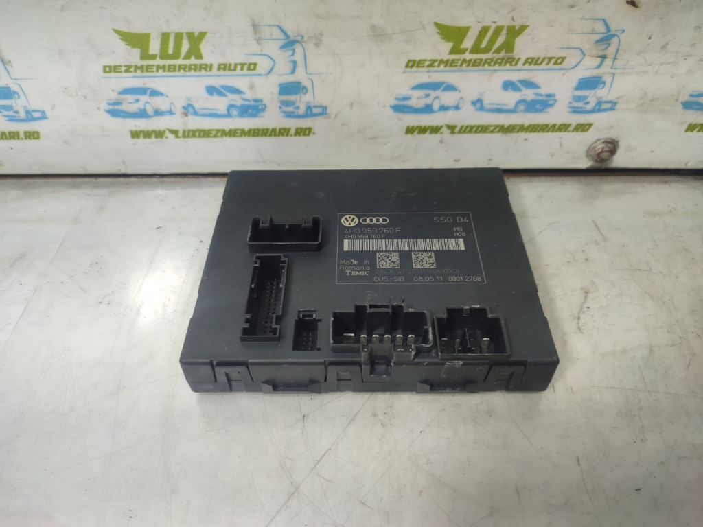 Calculator scaun 4H0959760F Audi A8 D4/4H [2010 - 2014]