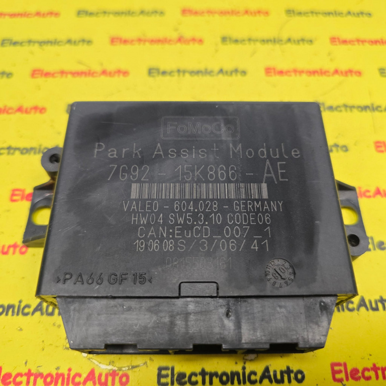 Calculator senzor parcare MONDEO, 7G9215K866AE, 604028,
