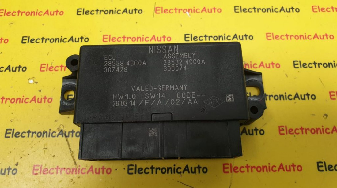 Calculator Senzor Parcare Nissan X-TRAIL MK3 NT32, 285384CC0A, 285324CC0A