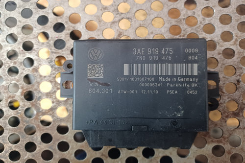 Calculator senzori de parcare Vw Passat B7 an de fabricatie 2012 Cod : 3AE919475