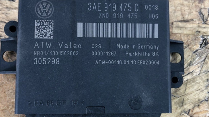 Calculator senzori de parcare VW Passat B7 4Motion combi 2013 (3AE919475C)