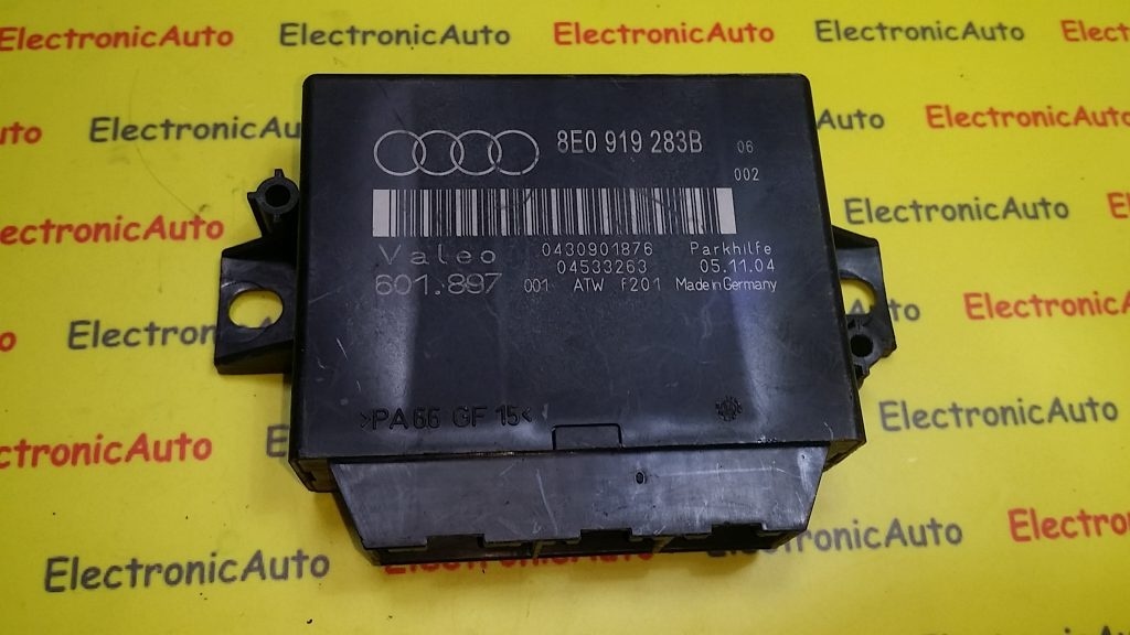 Calculator senzori parcare Audi A4, 8E0919283B, 601897,