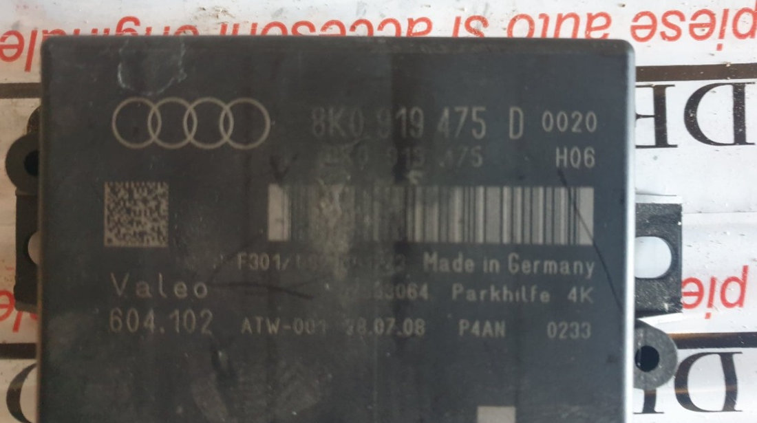 Calculator senzori parcare Audi A4 B8 cod piesa : 8K0919475D