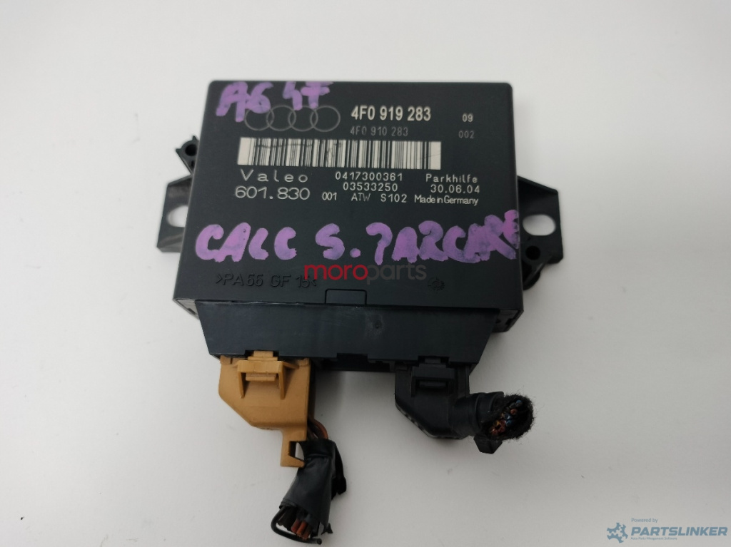 Calculator senzori parcare AUDI A6/S6 III Saloon (4F2, C6) [ 2004 - 2011 ] VAG OEM 4F0919283