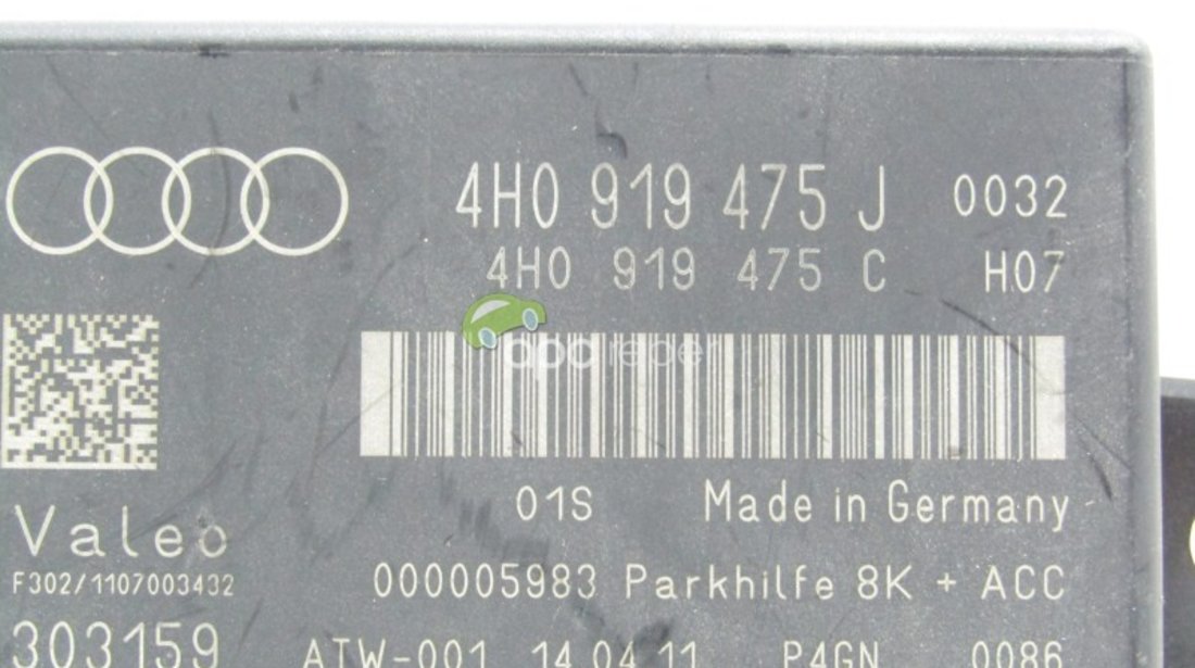 Calculator senzori parcare Audi A7 4G / A6 C7 4G - Cod: 4H0919475J