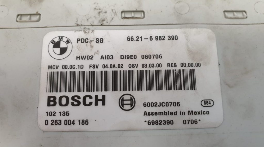 Calculator Senzori Parcare BMW Serie 1 3 5 (E81,E82,E87 E90,E91 E60), 66216982390