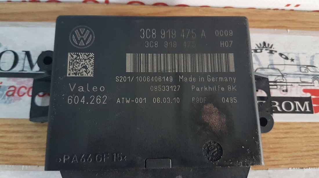 Calculator senzori parcare fata spate 3c8919475a vw passat b6