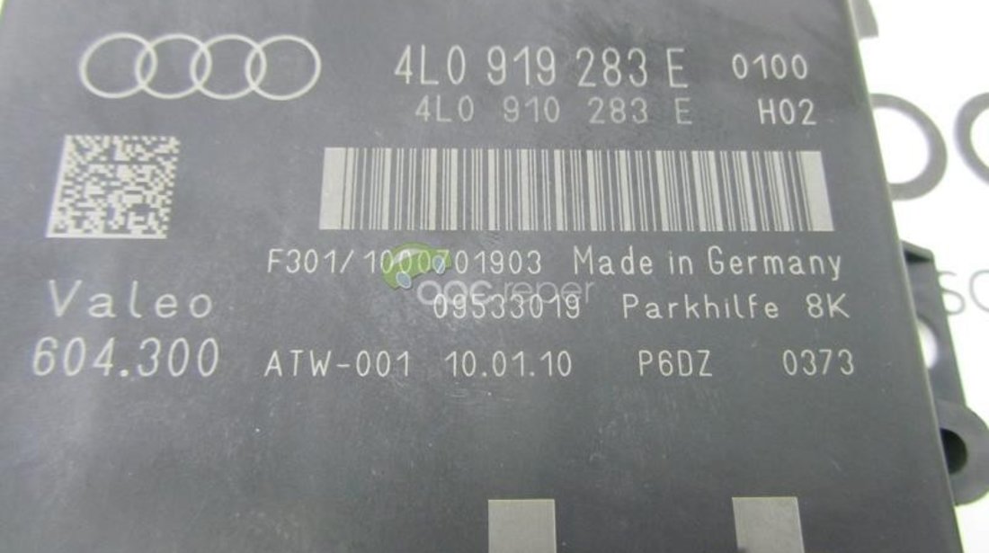Calculator senzori parcare fata - spate Audi Q7 4L - Cod: 4L0919283E