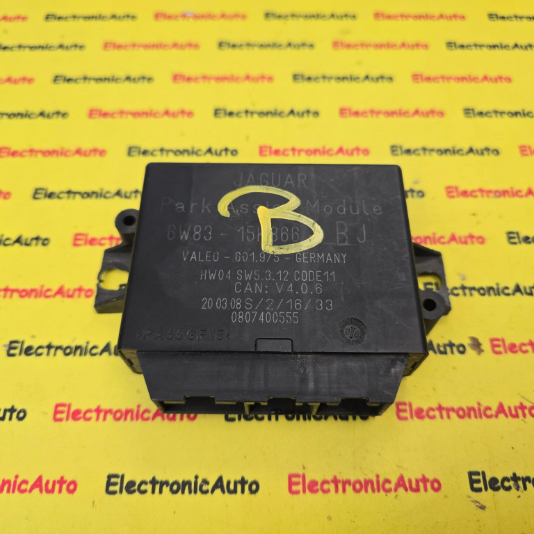 Calculator senzori parcare Jaguar XF, 6W8315K866BJ, 601975,