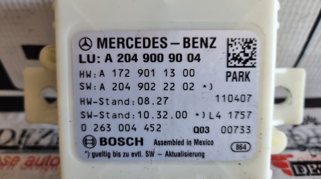 Calculator senzori parcare MERCEDES-BENZ Clasa C Sedan (W204) cod piesa : A2049009004