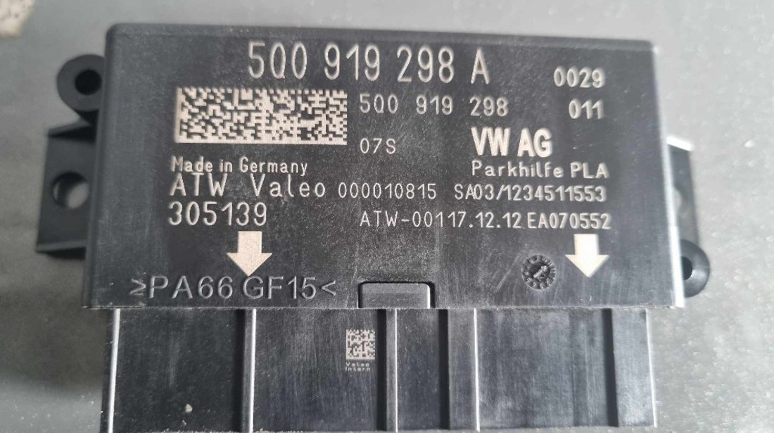 Calculator senzori parcare original cu Park Assist Audi A3 8V cod 5Q0919298A
