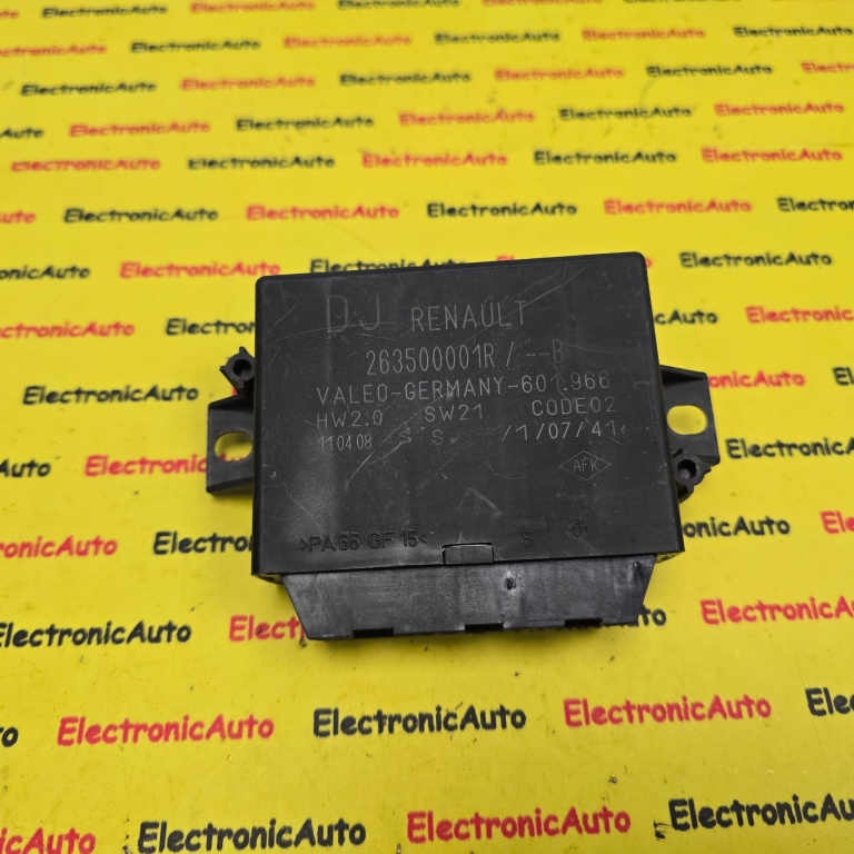 Calculator Senzori Parcare Renault Laguna 3, 263500001R, 601966,