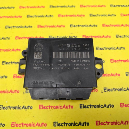 Calculator Senzori Parcare Skoda Octavia/Roomster/Fabia II, 5J0919475A, 5J0919475, 303173,