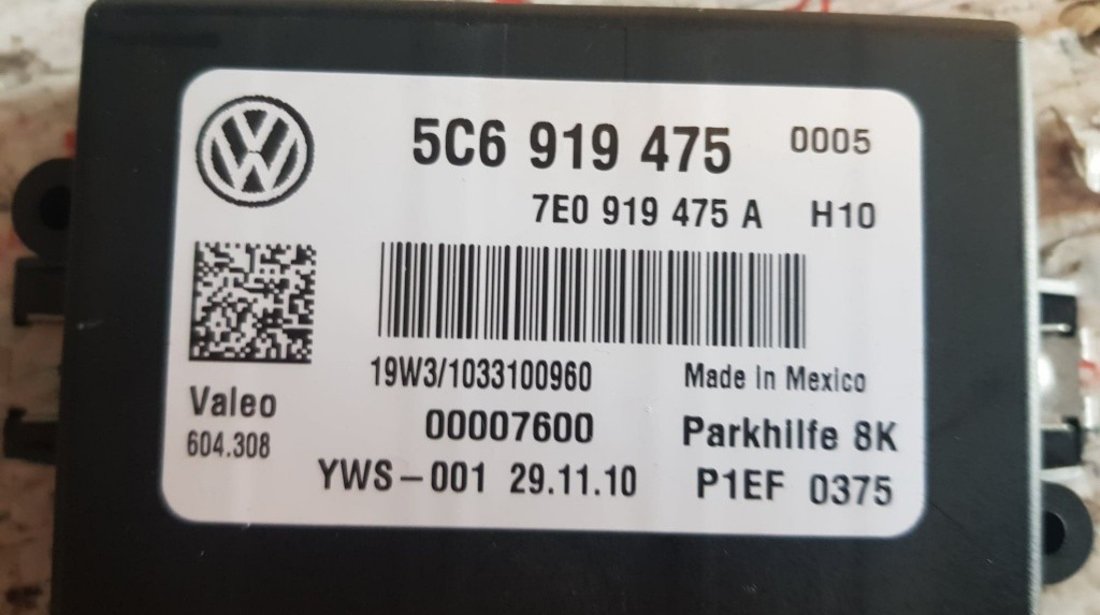 Calculator senzori parcare VW Jetta 4 cod piesa : 5C6919475