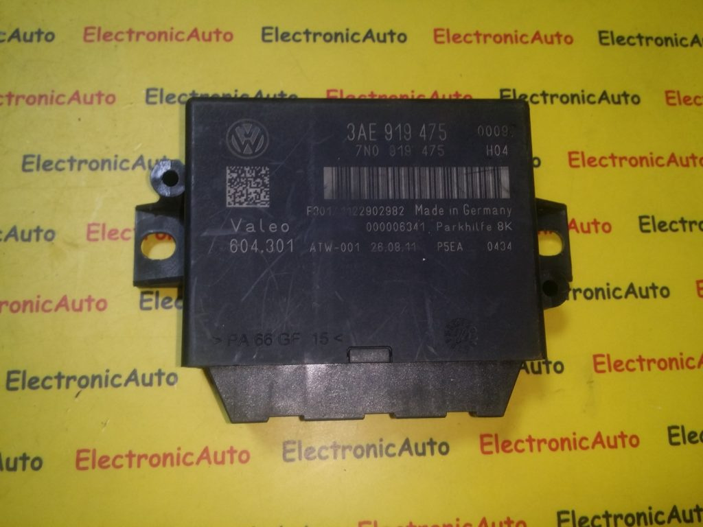 Calculator senzori parcare Vw Passat 3AE919475, 604301,