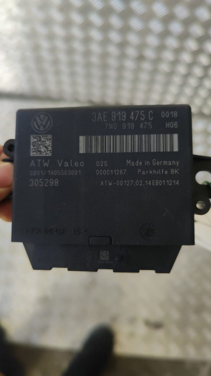 Calculator senzori parcare Vw Passat B7 ALLTRACK 2.0TDI 4motion cod motor CFG,an 2015 cod 3AE919475C