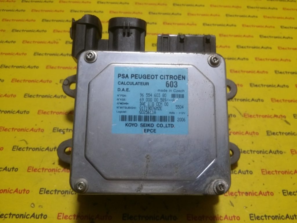 Calculator servo Peugeot 9655460380