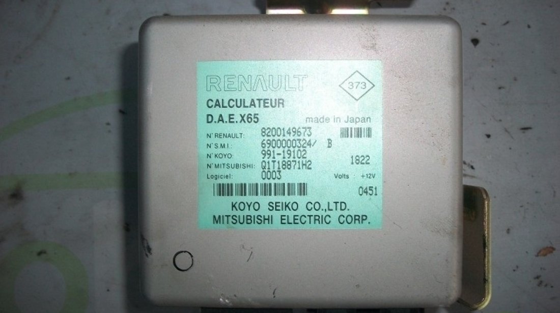 Calculator Servo Renault Clio II 1.3i