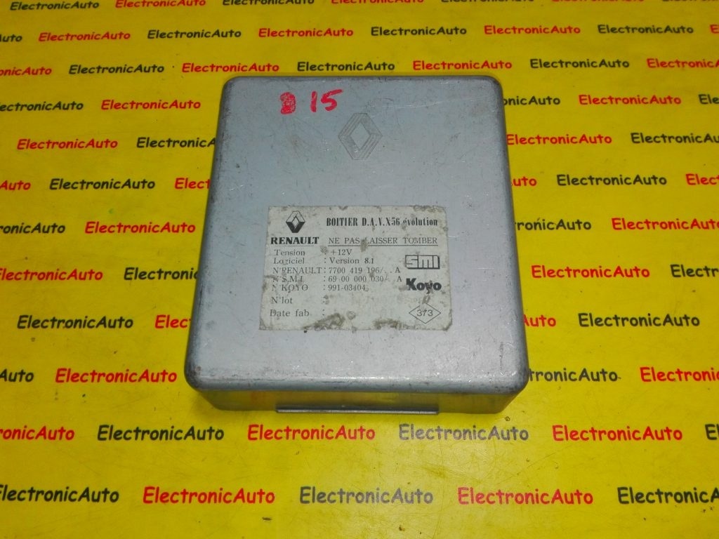 Calculator servodirectie Renault Laguna 7700419196 A