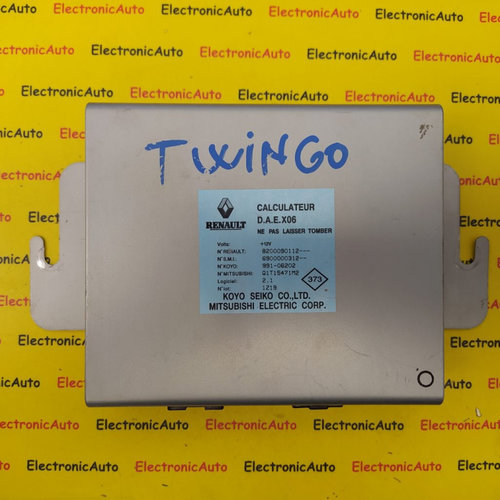 Calculator Servodirectie Renault Twingo, 8200090112, Q1T15472M2, 6900000312