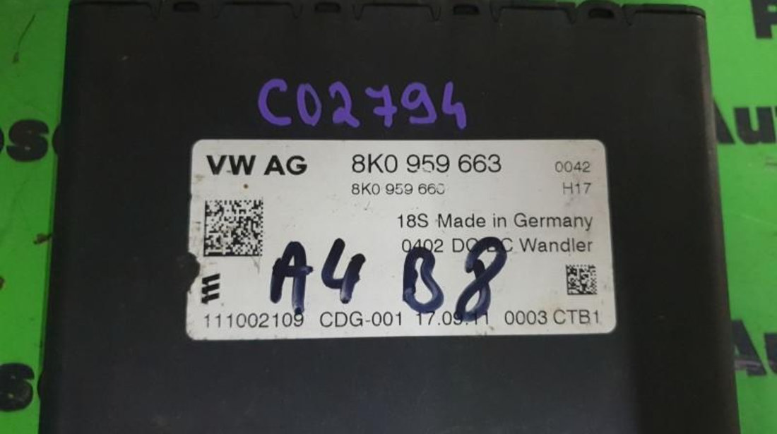 Calculator stabilizator Audi A4 (2007->) [8K2, B8] 8k0959663