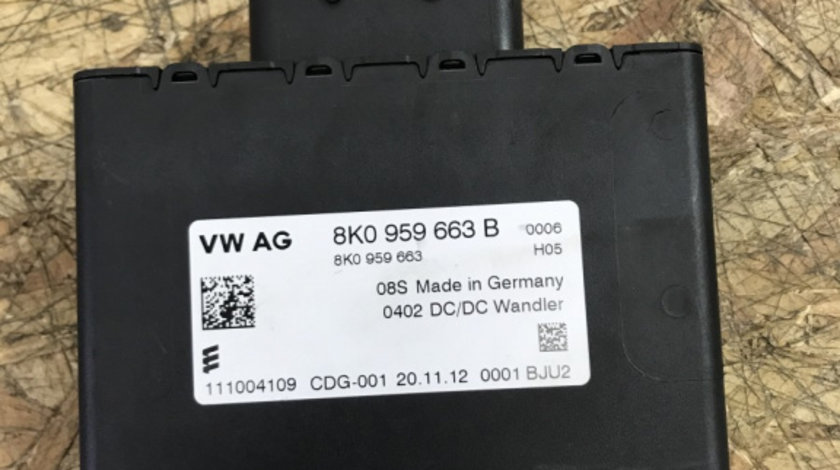 Calculator stabilizator tensiune Audi A4 B8 Facelift 2.0TDI, 170cp, Manual 2013 combi 2013 (8K0959663B)
