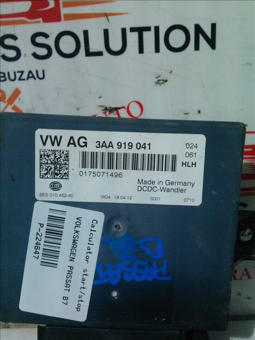Calculator start/stop VOLKSWAGEN PASSAT B7