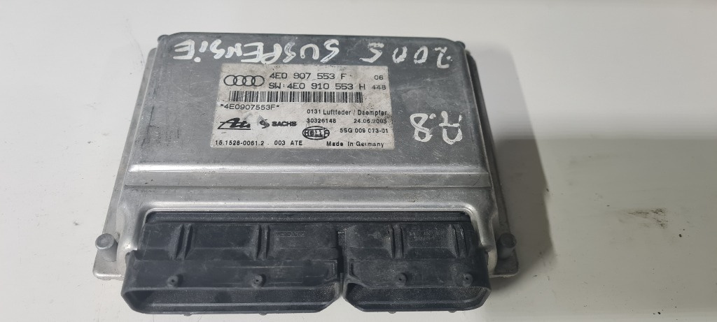 Calculator suspensie Audi A8 (2002-2009) [4E] D3 3.0 Motorina 2005, 4E0907553F/4E0910553H
