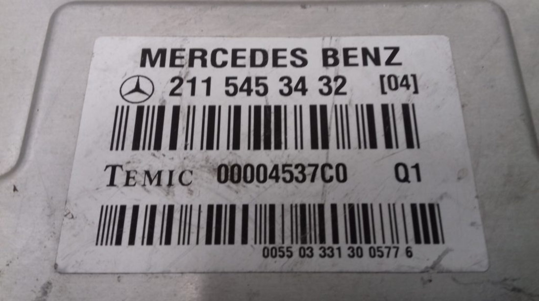 Calculator Suspensie Mercedes E Class, 2115453432, 00004537C0