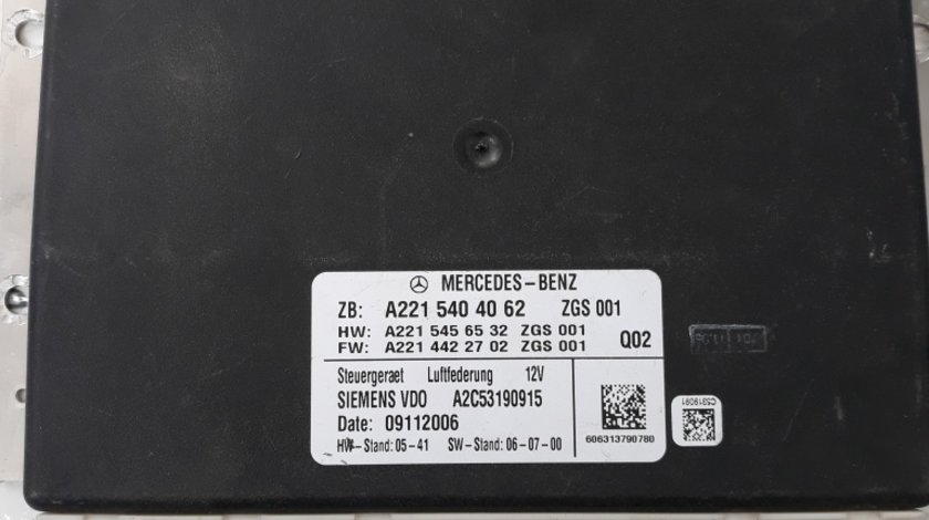 Calculator suspensie Mercedes W221 COD A2215404062