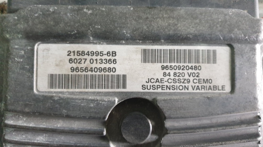 Calculator suspensie original Peugeot 607 Facelift cod piesa : 9650920480