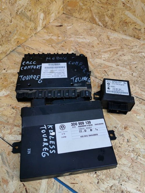 Calculator Touareg 7L modul Keyless confort lumini xenon adaptiv
