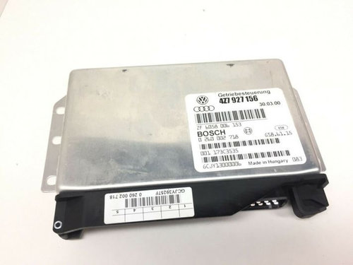 Calculator transmisie AUDI A6, 0260002718, 4Z7927156, ZF6058006153, GS86115,