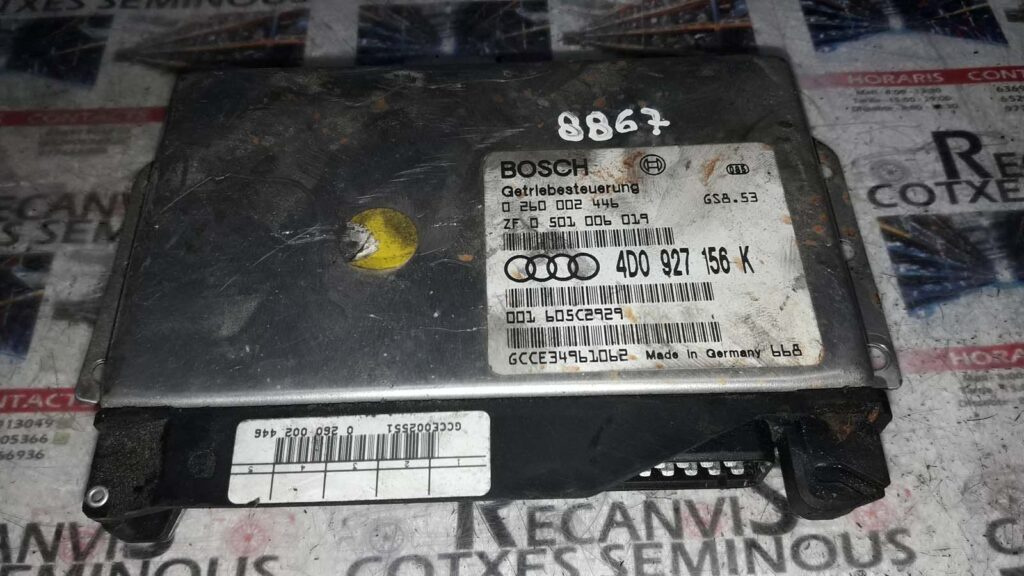 Calculator transmisie AUDI A8 0 260 002 446 / 0260002446 / 4D0 927 156 K / 4D0927156K / GS8 53 / GS8530 260 002 446 / 0260002446 / 4D0 927 156 K / 4D0927156K / GS8 53 / GS853