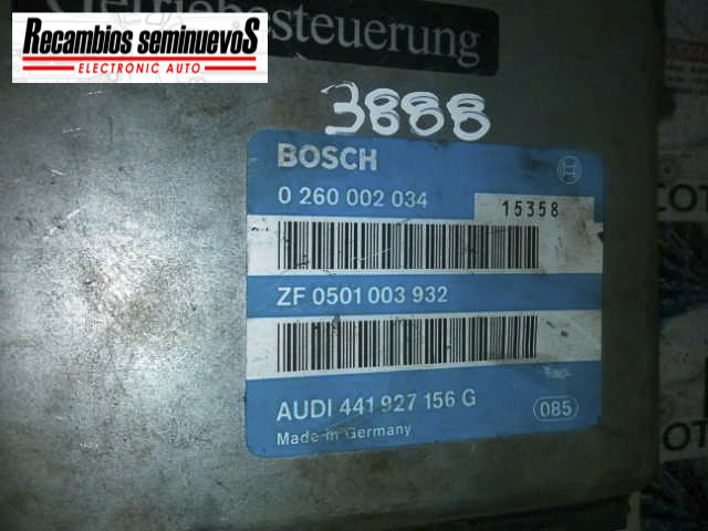 Calculator transmisie BOSCH AUDI V8 0 260 002 034 / 0260002034 / ZF 0501 003 932 / ZF0501003932 / 441 927 156 G / 441927156G0 260 002 034 / 0260002034 / ZF 0501 003 932 / ZF0501003932 / 441 927 156 G / 441927156G