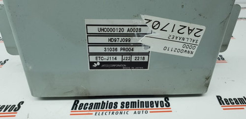 Calculator transmisie JATCO ROVER FREELANDER 31036 PR004 / 31036PR004 / ETC-J114 / ETC J114 / ETCJ11...