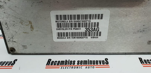 Calculator transmisie MOTOROLA JEEP GRAND CHEROKEE P56041353AG / WB4AAP56041353AG / WB4AA