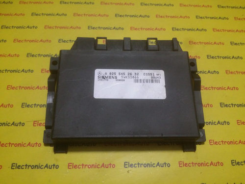 Calculator transmisie SIEMENS MERCEDES-BENZ W210 A 025 545 26 32 / A0255452632 / 5WK33866 / EGS51A 0...