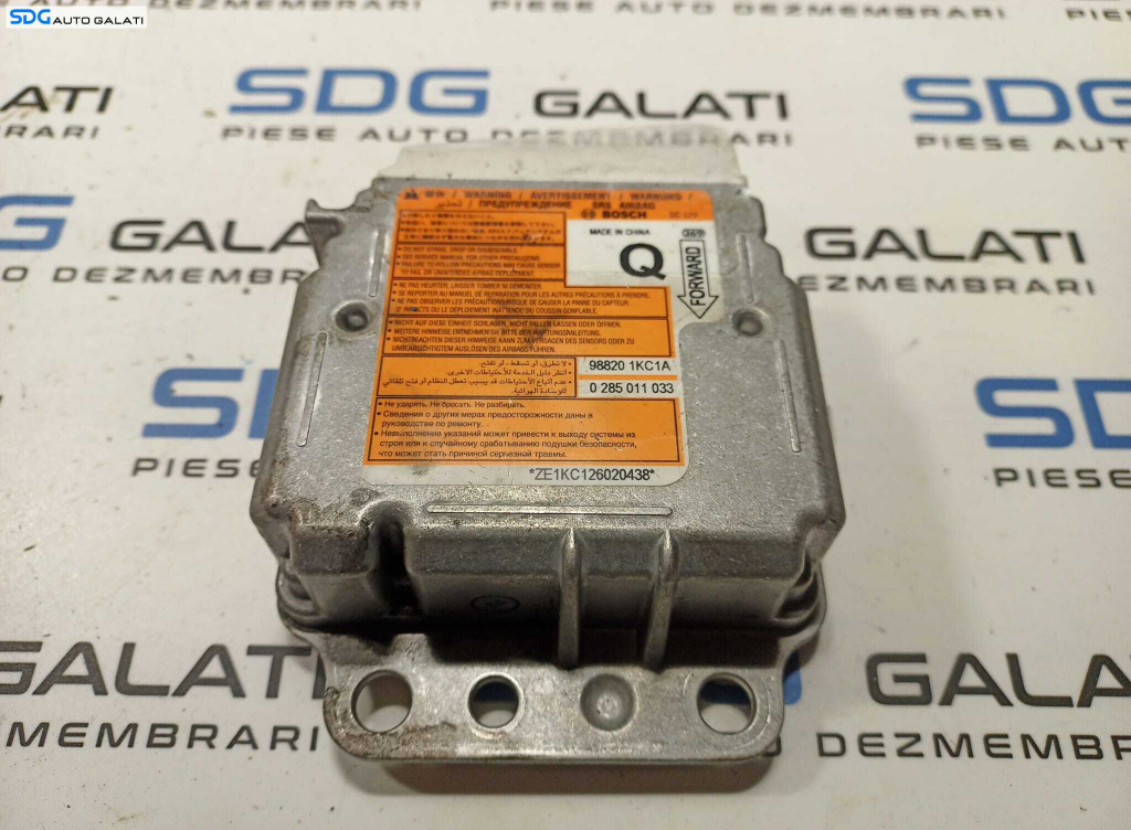 Calculator Unitate Modul Airbag Nissan Juke 2010 - 2014 Cod 0285011033 988201KC1A [L0662]