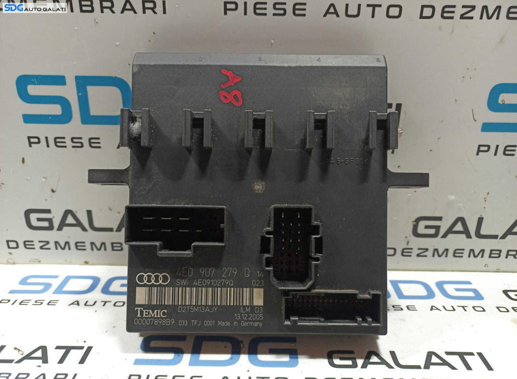 Calculator Unitate Modul Confort Confort Audi A8 D3 2003 - 2010 Cod 4E0907279Q [X3674]