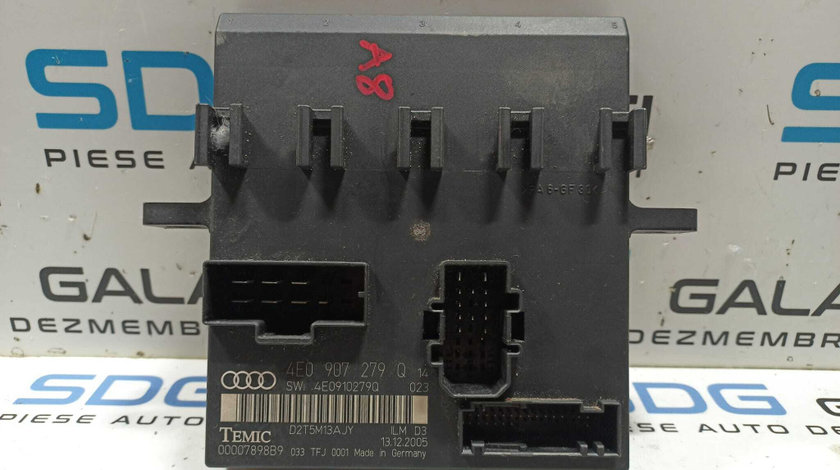 Calculator Unitate Modul Confort Confort Audi A8 D3 2003 - 2010 Cod 4E0907279Q [X3674]