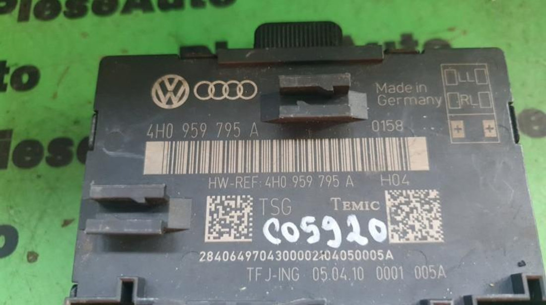 Calculator usa Audi A8 (2009->) [4H_] 4h0959795a