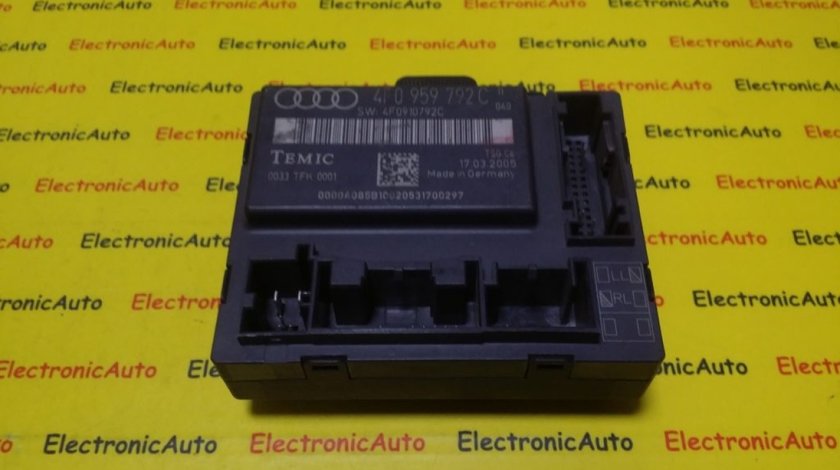 Calculator Usa Dreapta Fata Audi A6, 4F0959792C, 4F0910792C