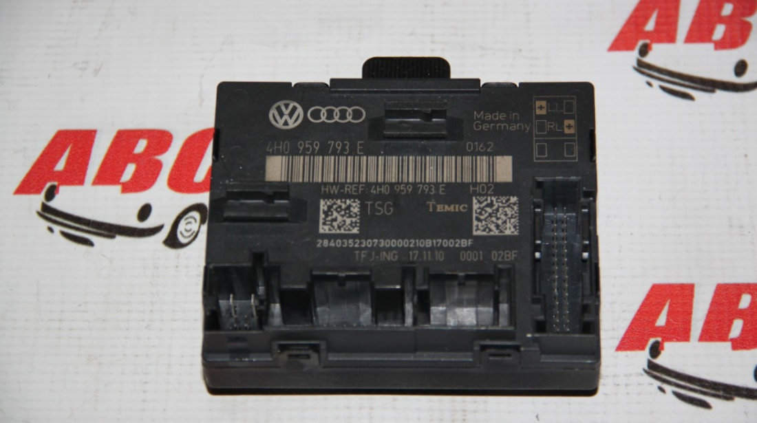Calculator usa dreapta fata Audi A8 D4 4H 2010-2016 cod: 4H0959793E